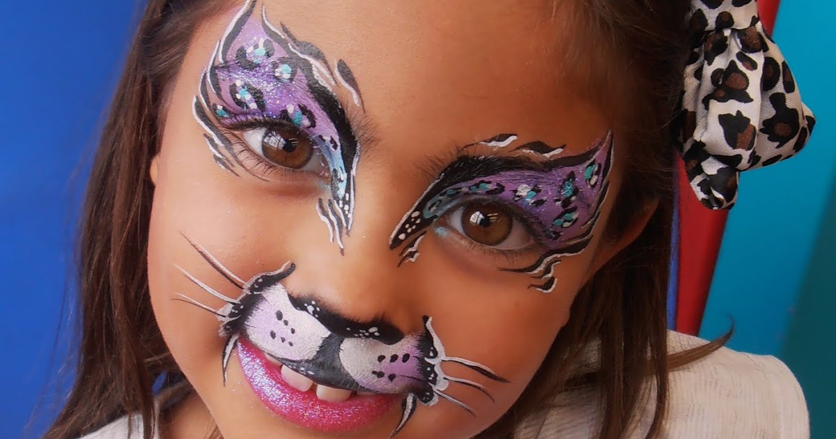 JulieArt - Face Painting: Beautiful Cheetah @ Bunnings Caloundra