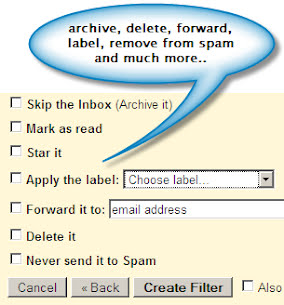 GMail Filters.