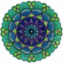 Purper wapenkamer Leuk vinden Mandala kleuren | Hartepoort