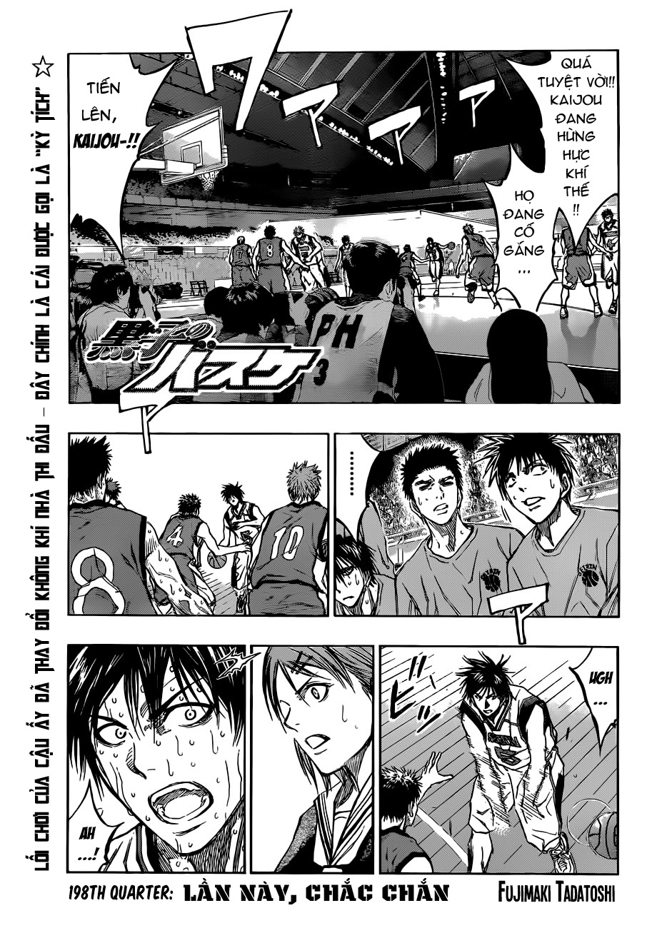 Kuroko No Basket chap 198 trang 1