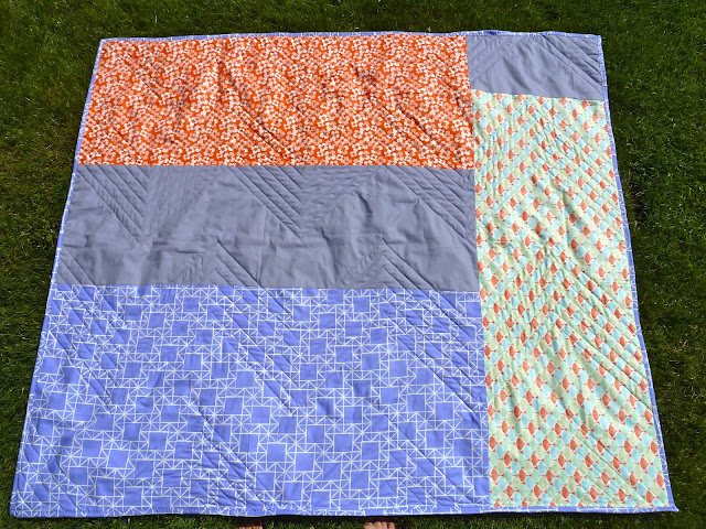 Quilt Story: Patchwork Chevron from Knotted-Thread