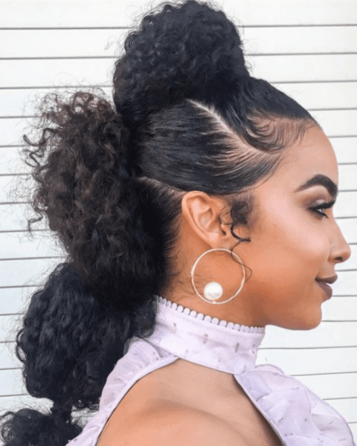Bubble Ponytail Updo FUN
