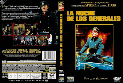 Caratula dvd: La Noche de los Generales | Caratula | Película
