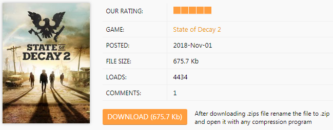 State of Decay 2 Trainer