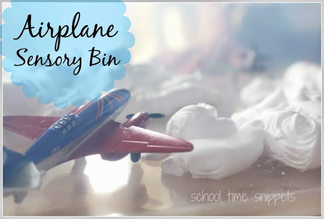 messy sensory play with shaving cream and toys