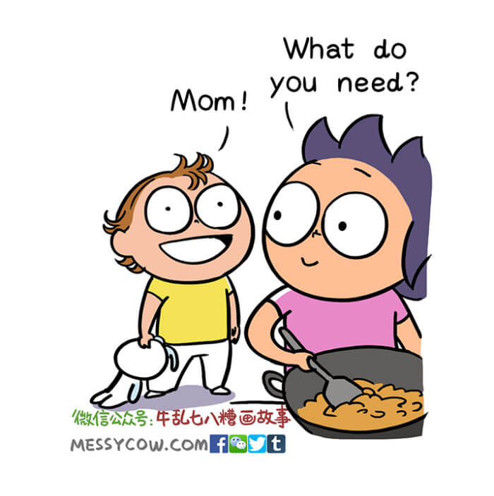 Hilarious Illustrations Depict How A Two-Year-Old Can Hurt Its Parents