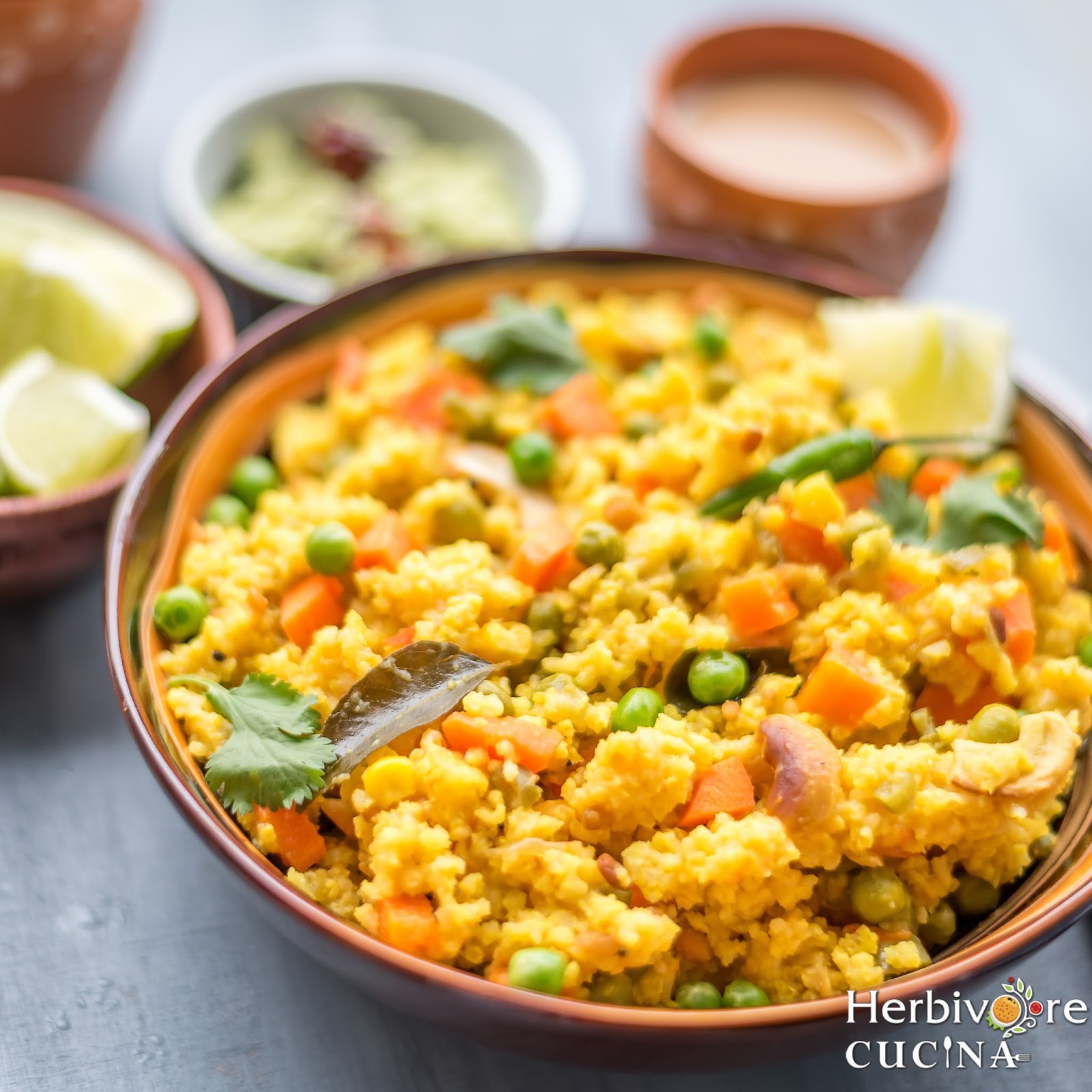 Herbivore Cucina Foxtail Millet Upma Thinai Arisi Upma