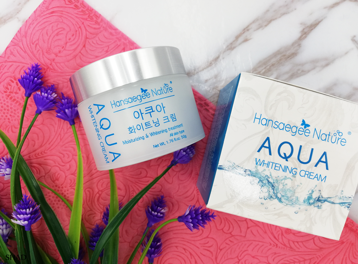 Aqua Whitening Cream Sunburn Relieve And Moisturizing Cream Shad