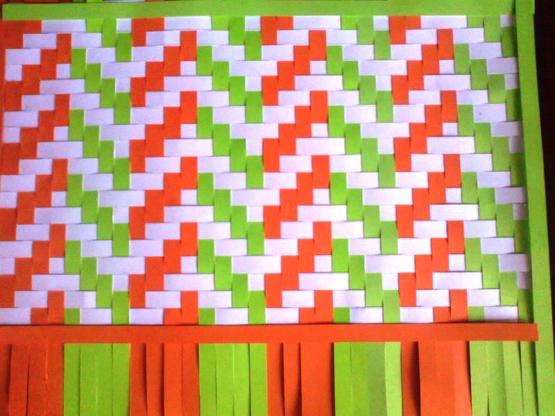 16 Gambar Anyaman Kertas Cantik Dan Unik