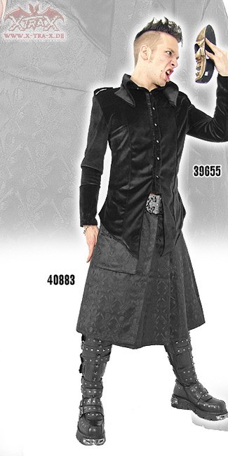 Outfit gótico shop hombre