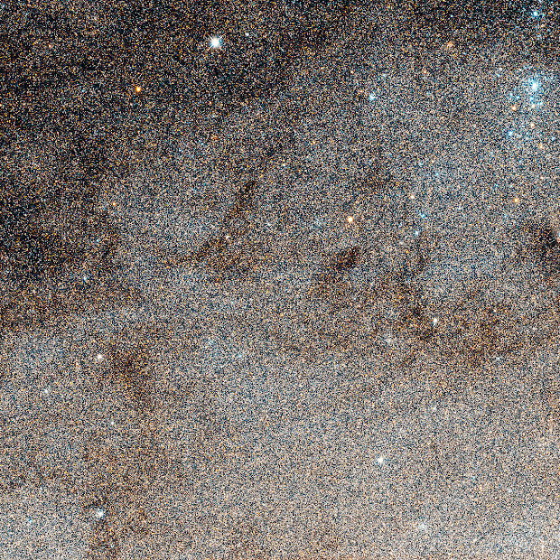 Star Field around the Cepheid V1 in M31 as seen by Hubble