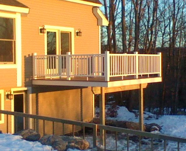 Azek deck and handrail