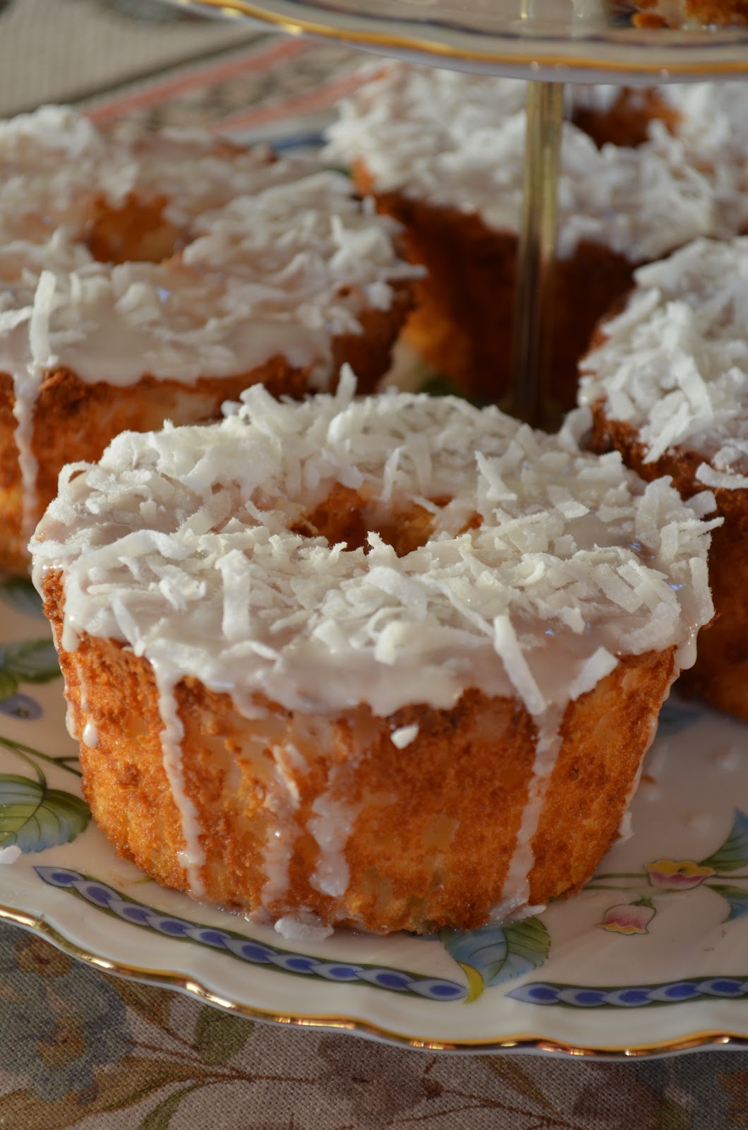 Sheilah's Kitchen Mini Pineapple Coconut Angel Food Cakes