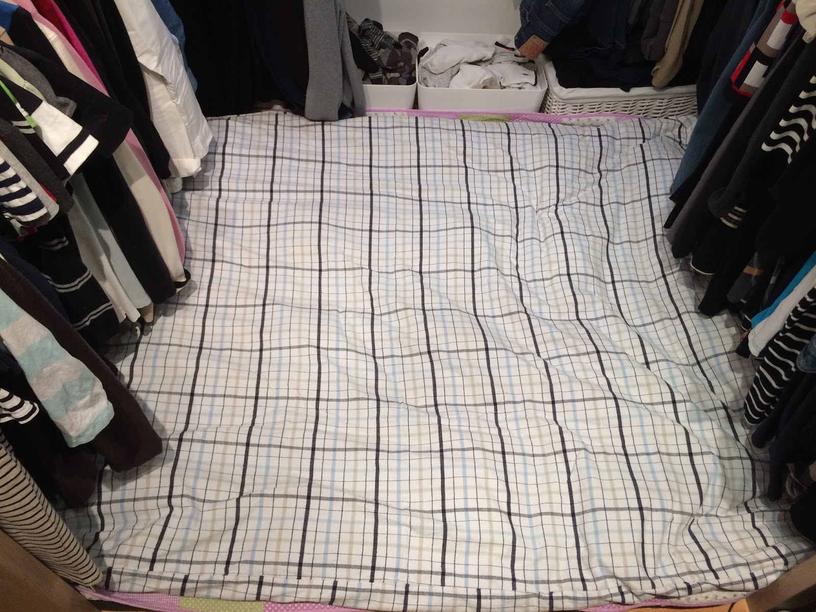 Family FECS Cozy Closet Night Sleeping in the Closet