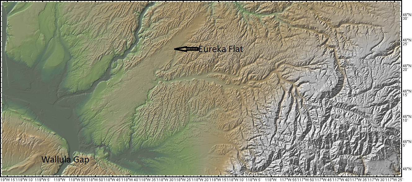 Reading the Washington Landscape Eureka Flat a Coulee Formed by Wind?