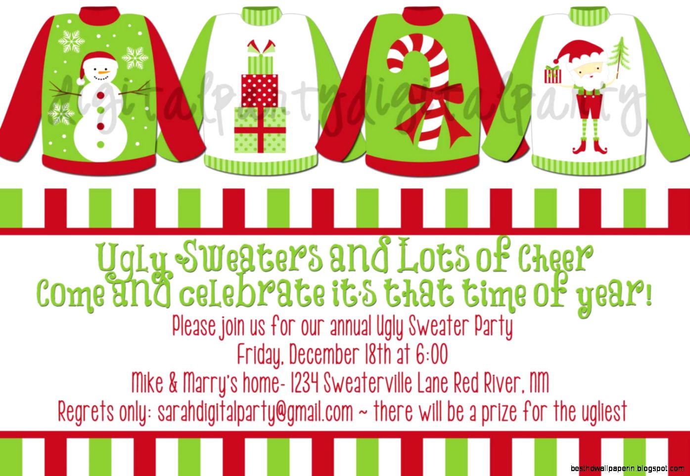 Ugly Sweater Clip Art