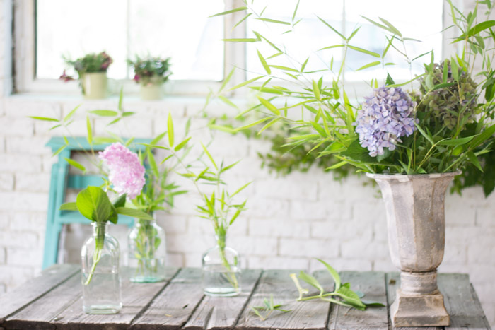  Centro de flores diy