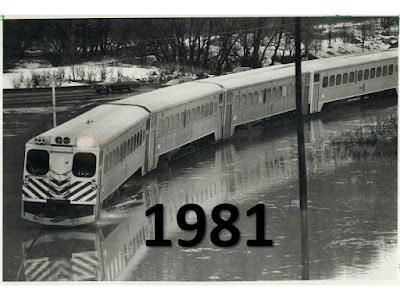 GO Train flood 1981