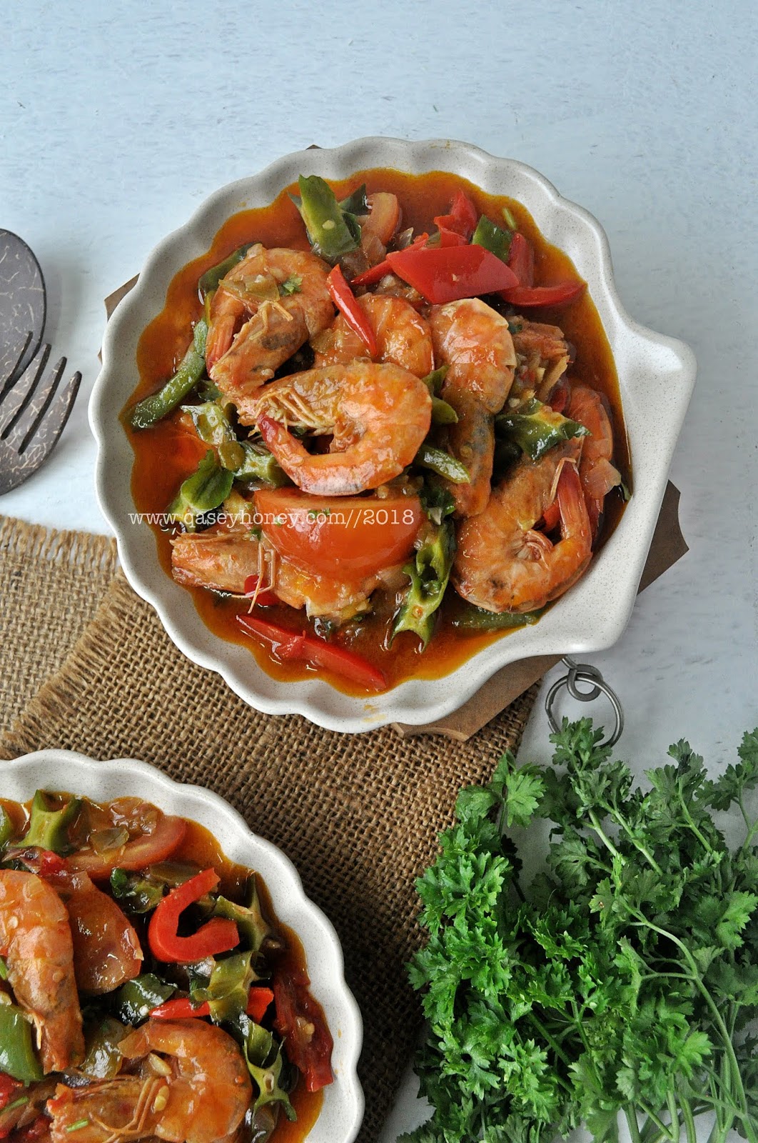 UDANG MASAK MASAM MANIS SEDAP  QASEY HONEY