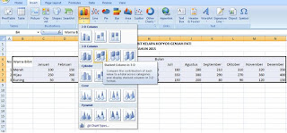 Panduan Lengkap Cara Membuat Grafik Di Excel 2007 Ke Atas