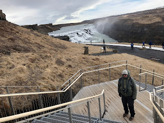 Cascada Gullfoss en el Círculo de Oro. Islandia