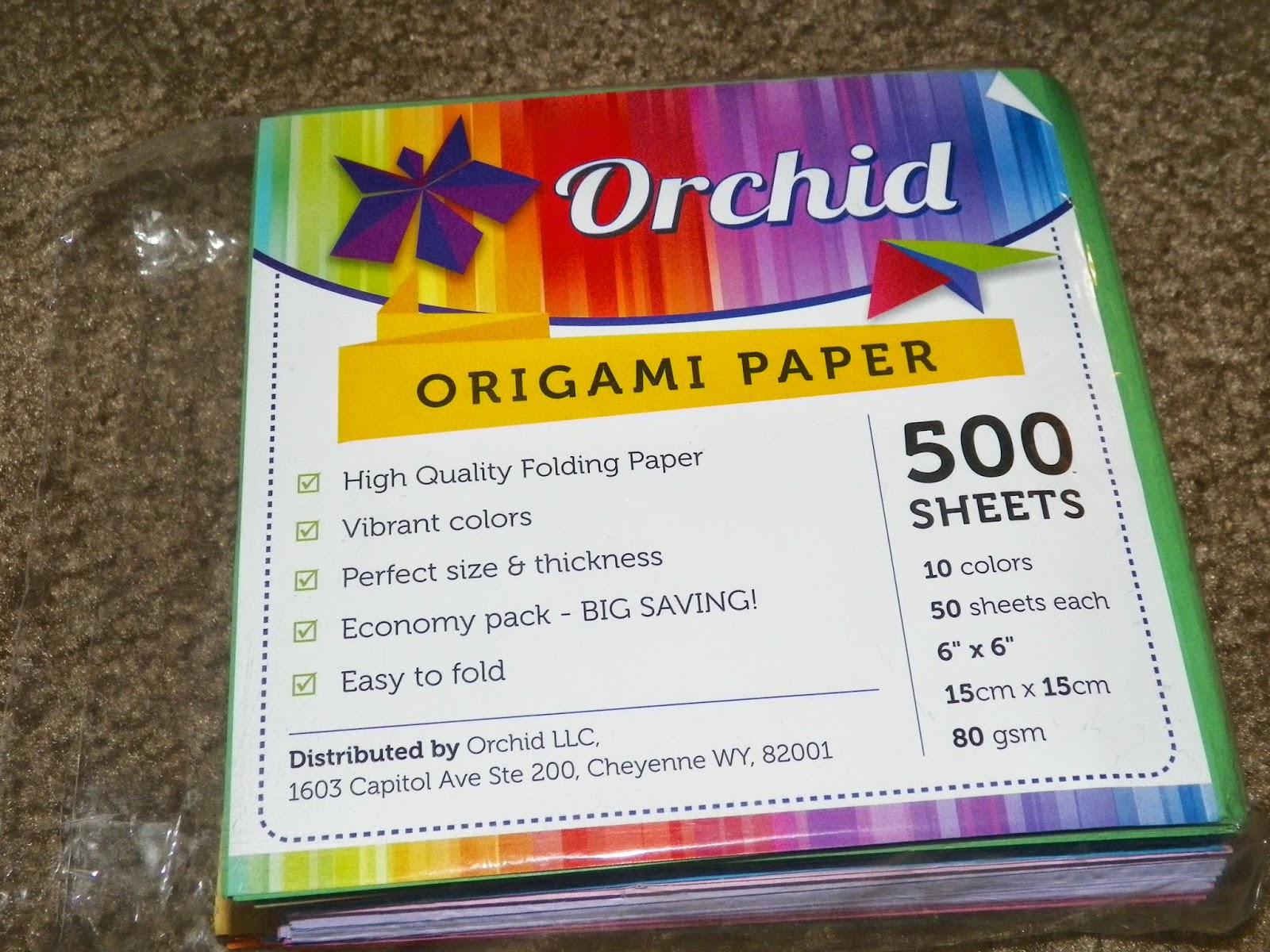 mygreatfinds Orchid 500 Sheet Origami Paper Review