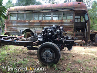 1961 Ford B600 bus will get the updated Cummins 5.9 turbo diesel out of a 1997 Dodge.