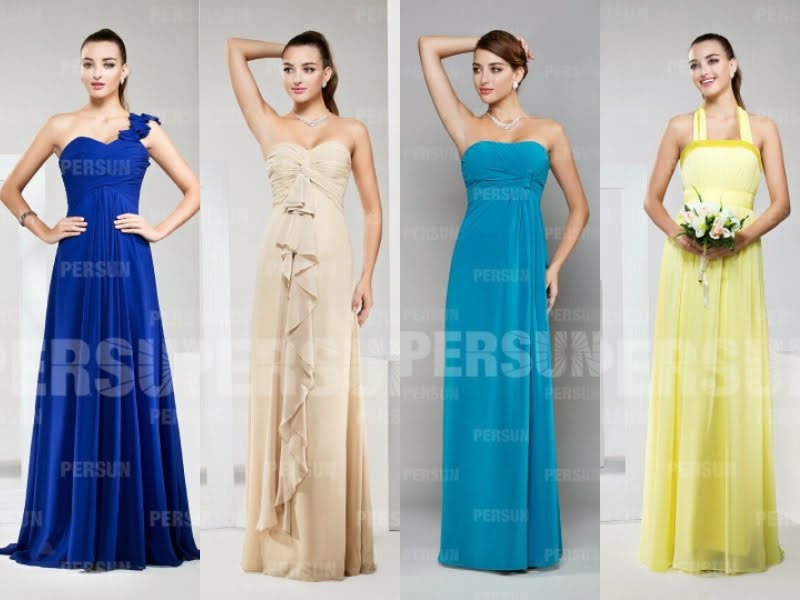 2014 most fashionable long bridesmaids dresses