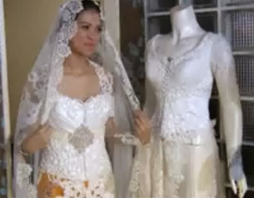 Model Contoh Baju  Nikah  Wanita pernikahan