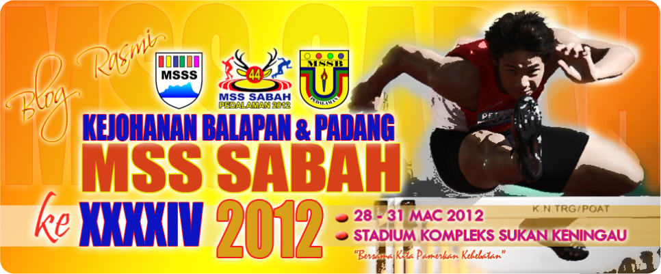 Kejohanan Balapan dan Padang MSS Sabah Ke-44, 2012