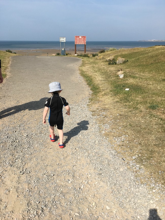 Our-weekly-journal-26th-June-2017-toddler-at-ogmore-by-sea