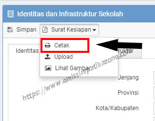 Cara Cetak dan Upload Surat Kesiapan UNBK di Web ubk.kemdikbud.go.id