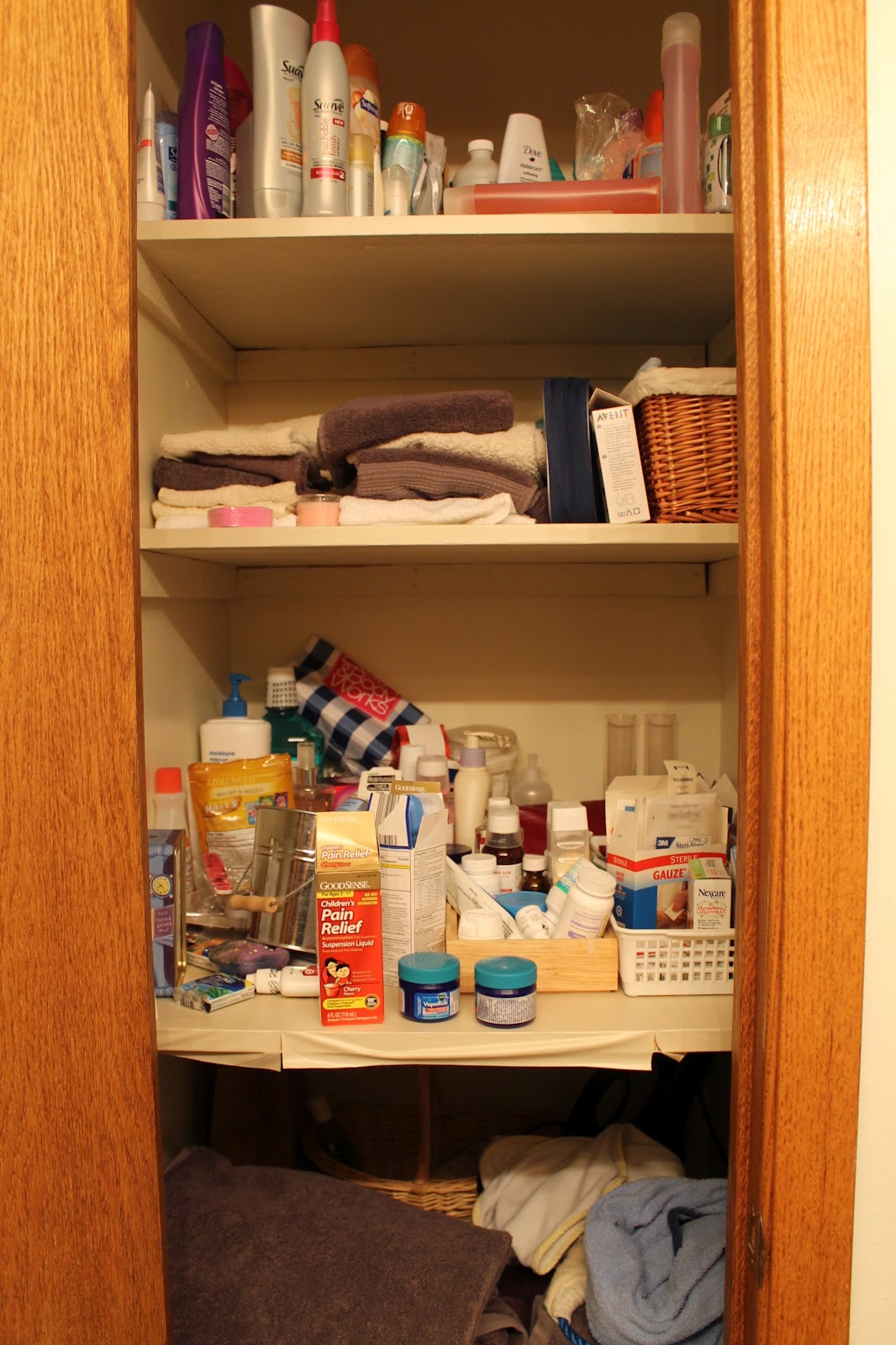 Five Steps to Organizing and Simplifying your Bathroom Closet The