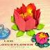 LED Lotus Flower Origami Step by Step Instructions