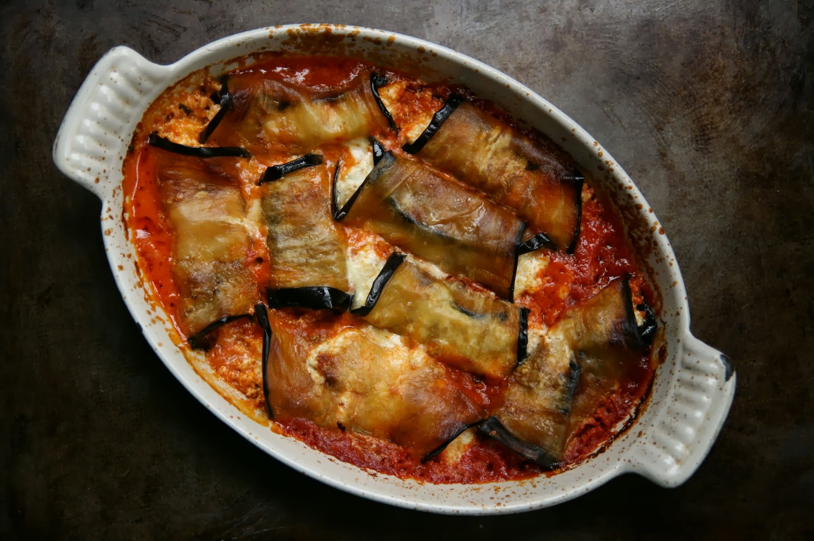 Eggplant Involtini Recipe mostly foodstuffs