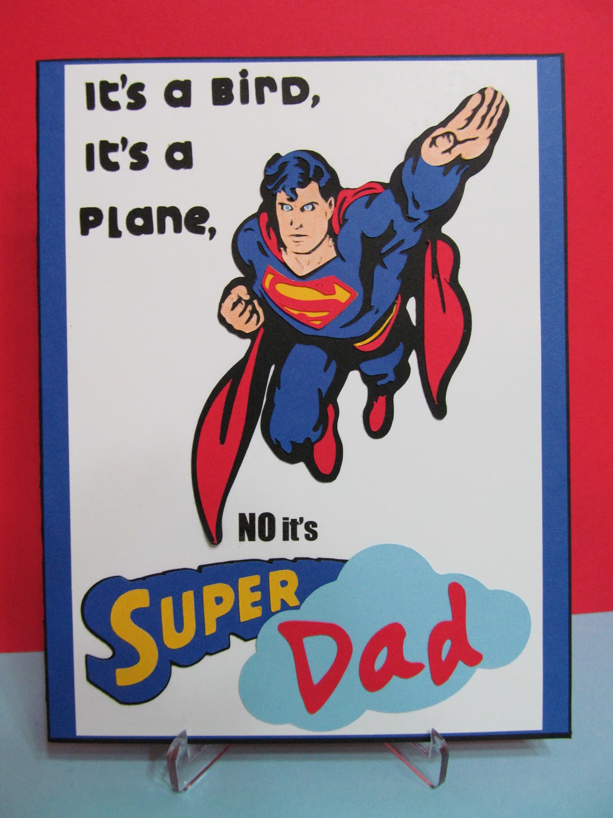 Savvy Handmade Cards: Super Dad Card