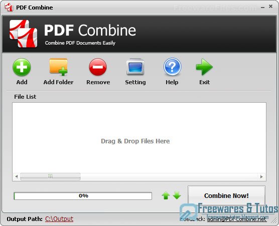 PDF Combine : un logiciel gratuit pour réunir des fichiers PDF en un seul document