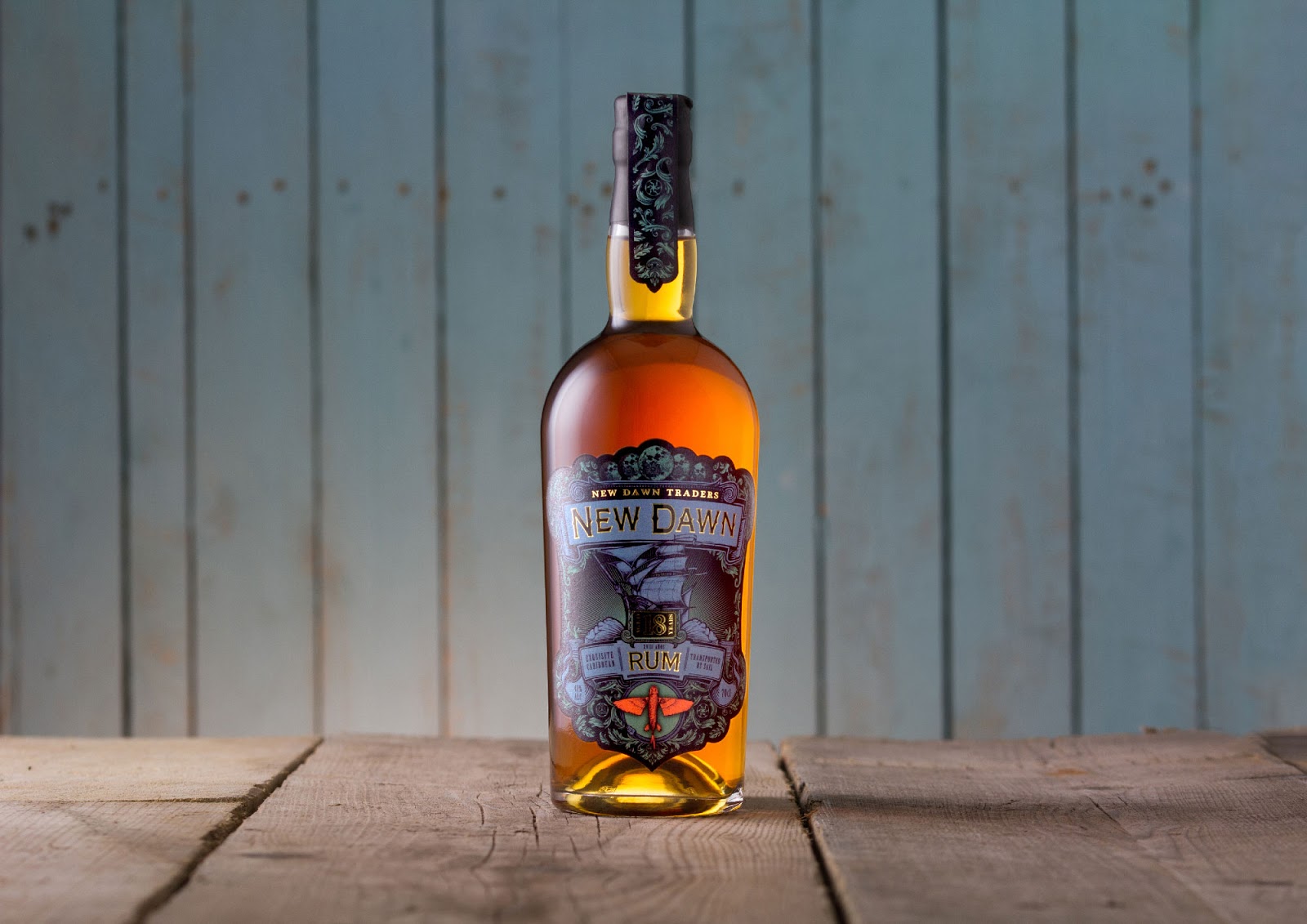 New Dawn 18 Year Rum on Packaging of the World Creative Package