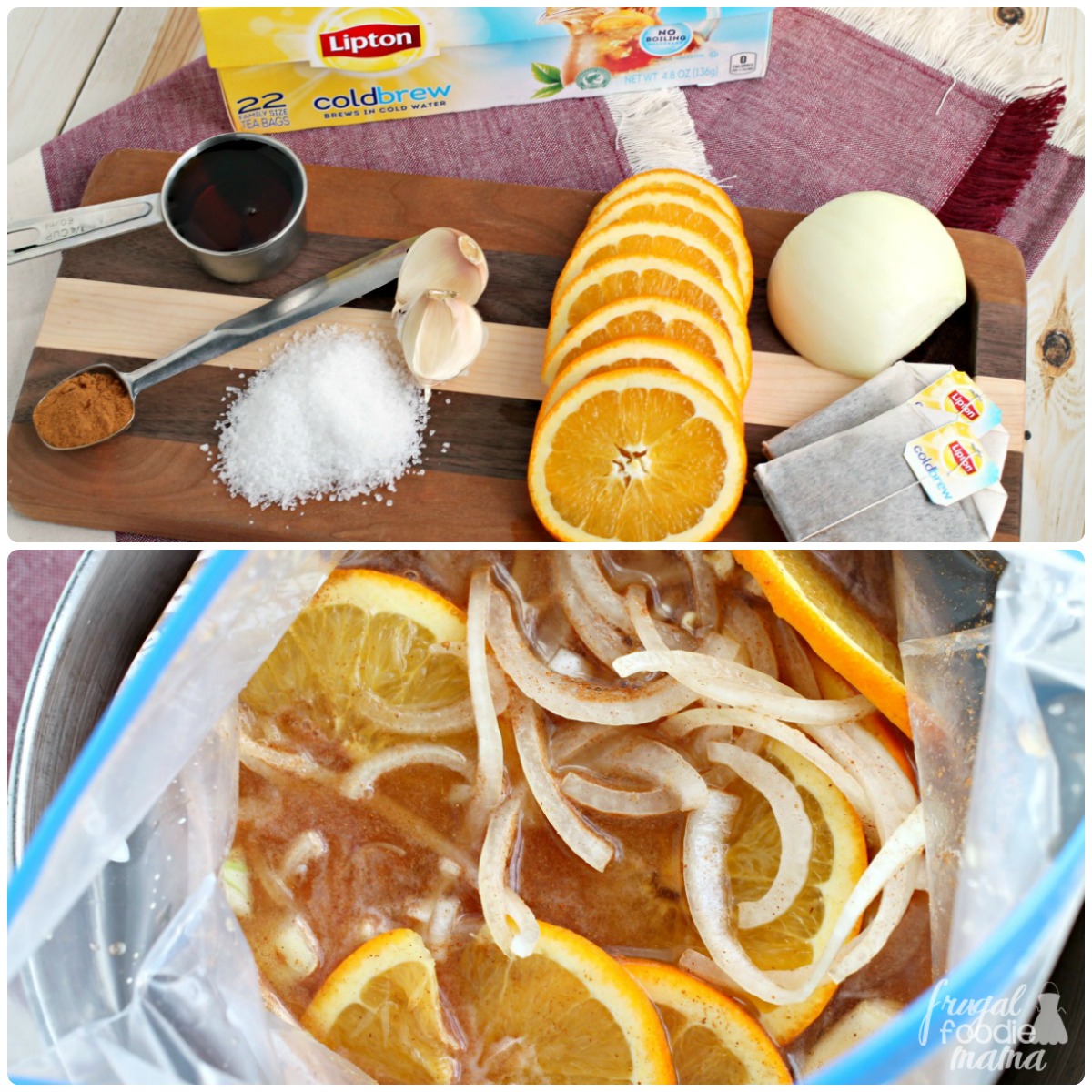 Frugal Foodie Mama Orange & Chinese Five Spice Tea Brined Chicken