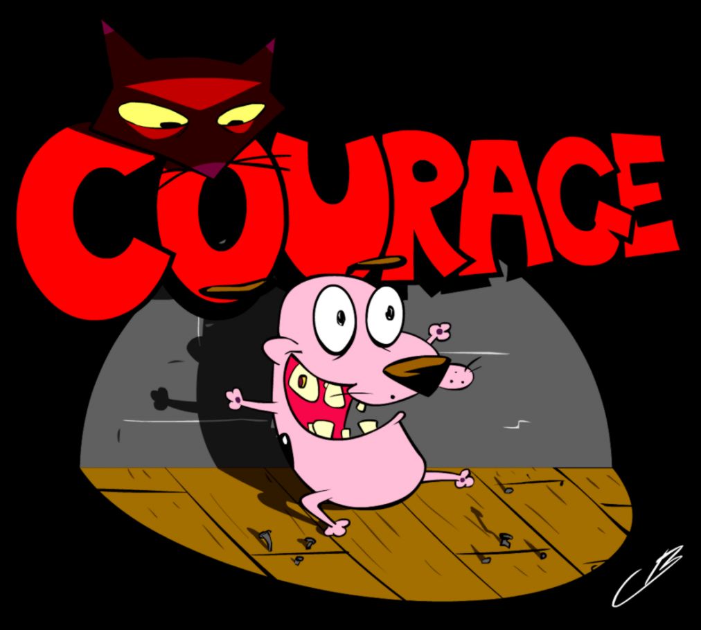Cartoon Courage Cowardly Dog Hd Wallpaper All Wallpapers Desktop