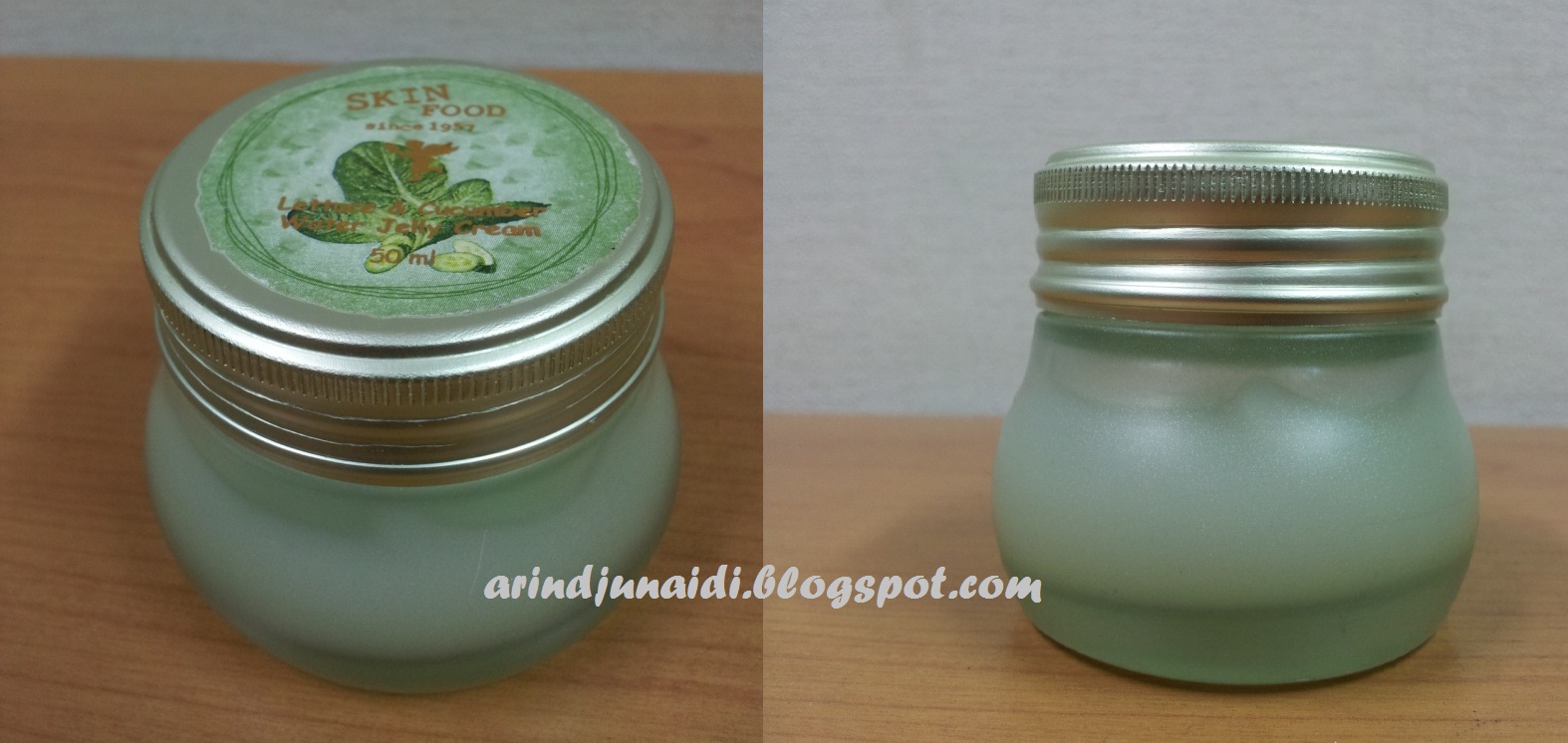 Arin's Blog The Skin Food Lettuce & Cucumber Water Jelly Cream Review