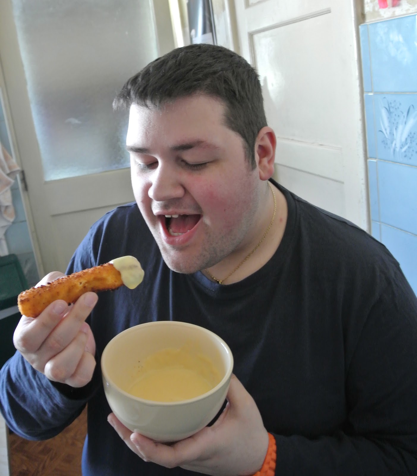 Anthony Fowkes Happy Fish Fingers and Custard Day!
