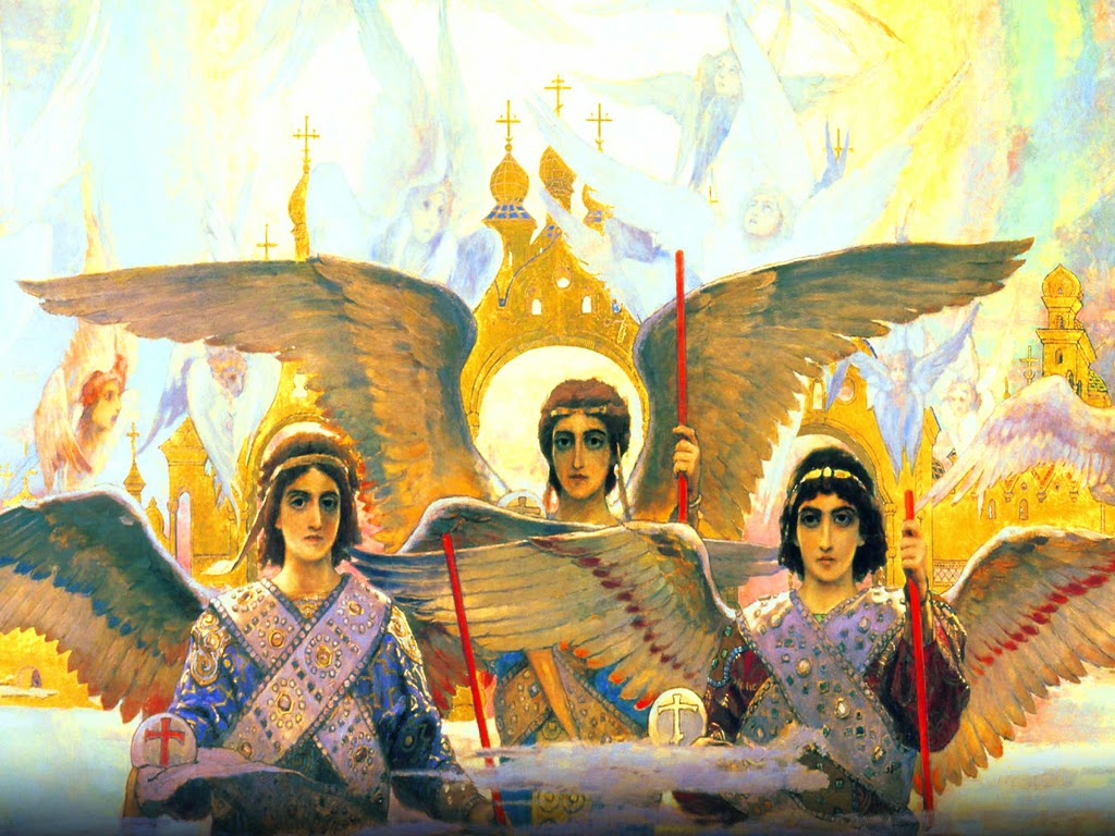 Holy Mass images... ARCHANGELS St. Michael, St. Gabriel and St. Raphael