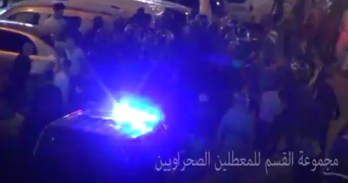 Nueva noche de disturbios en el Sáhara ocupado, violenta carga policial a parados de El Aaiún.