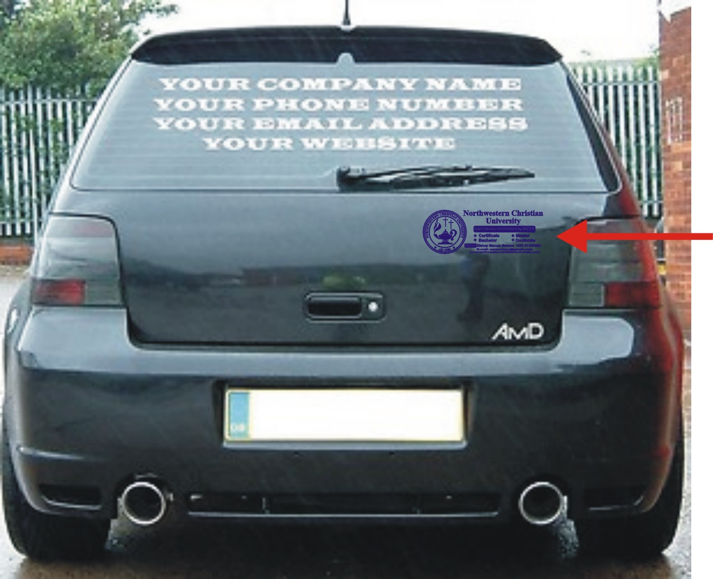 Nts Pakistan Ncu Car Stickers
