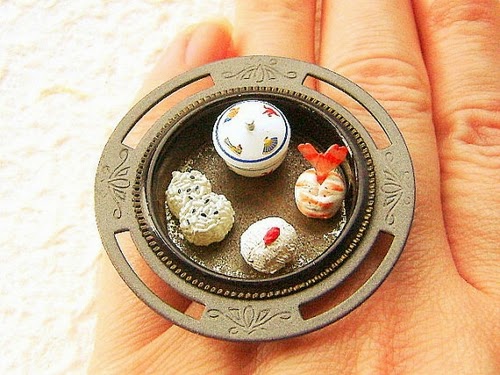 03-SouZo-Creations-Kawaii-Cute-Miniature-Food-Rings-Earrings-Pendants-Traditional-Japanese-www-designstack-co