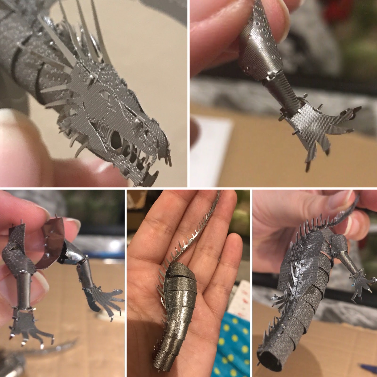 Fascinations Metal Earth 3D Laser Cut Model Kit Harry Potter Gringotts Dragon 