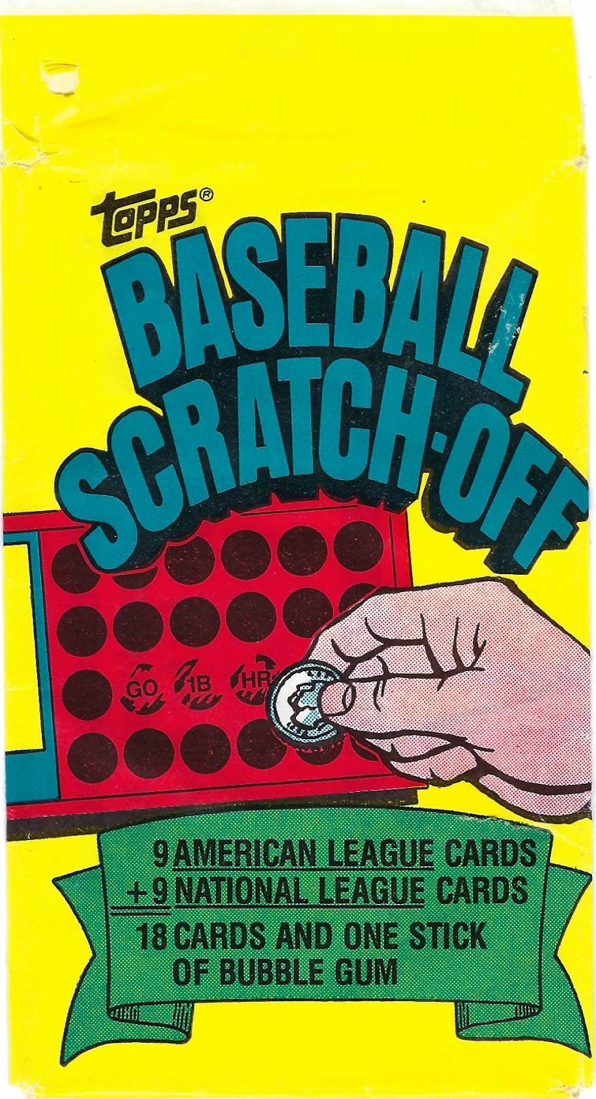 Cardboard Greats A Pack of 1981 Topps Baseball ScratchOffs