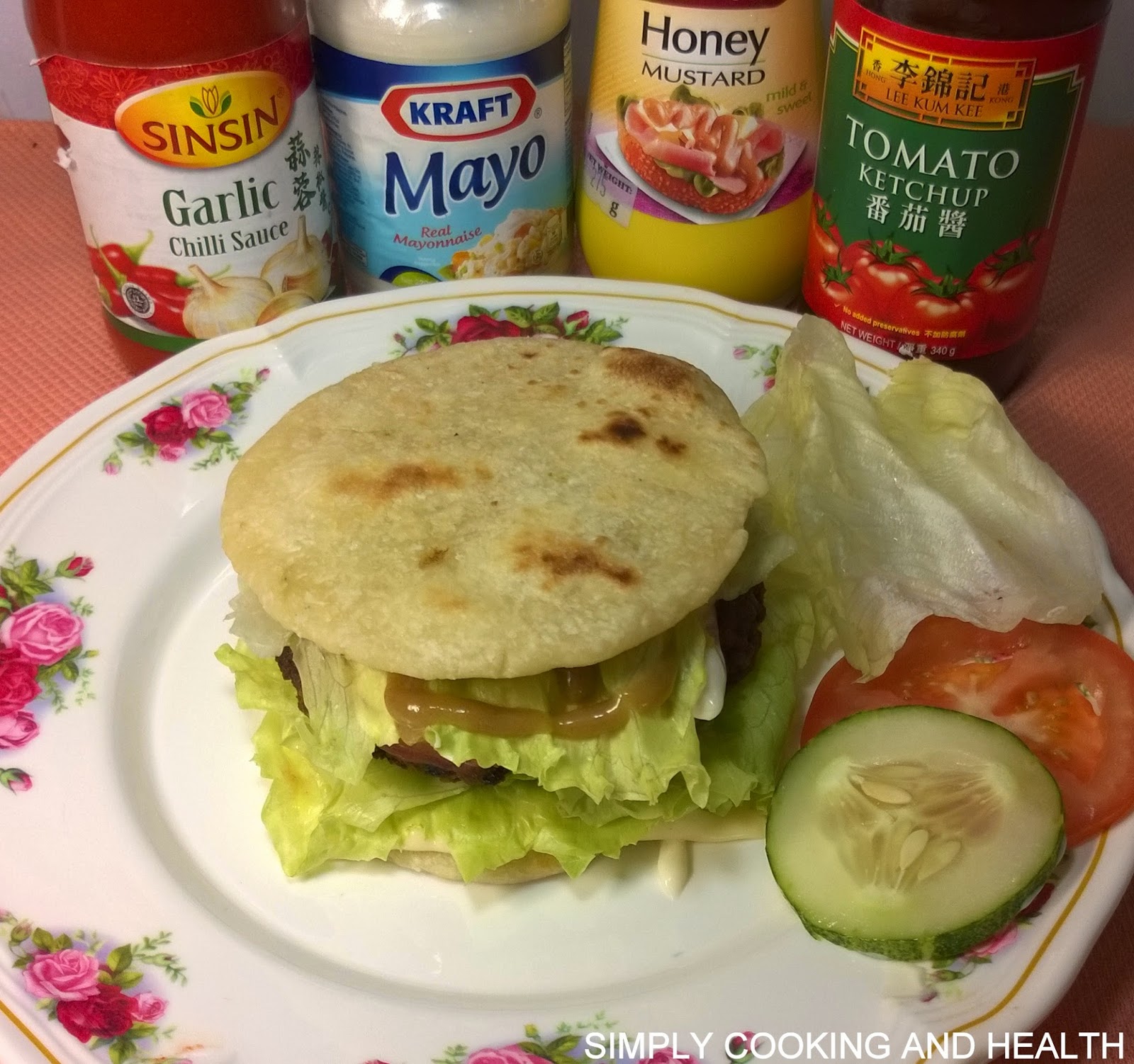 Simply Cooking and Health Tempeh patty with chickpea