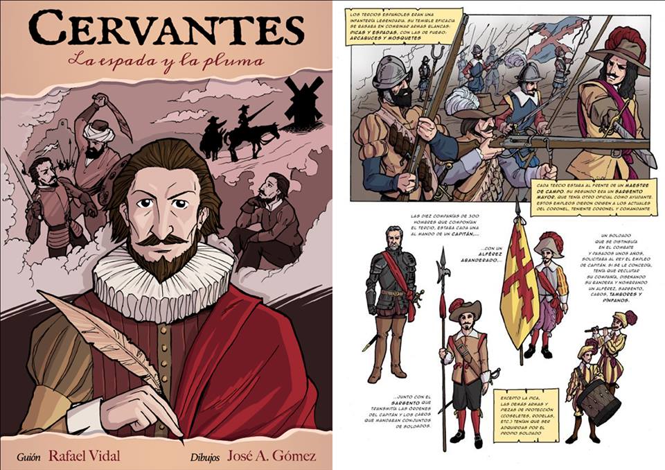 Cómic de Cervantes